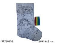 ST280252 - graffiti stockings w/colored pens