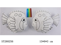 ST280256 - GRAFFITI FISH W/COLORED PENS
