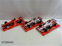 ST280463 - 惯性方程车 红银白