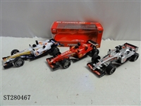 ST280467 - 惯性方程车  红银白