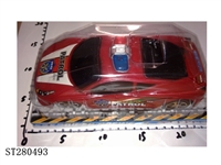 ST280493 - 实色喷窗惯性警车 红蓝混装