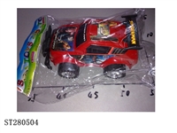 ST280504 - 蜘蛛侠实色惯性越野车 红蓝混装