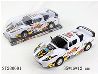 ST280681 - 法拉利惯性车 白红蓝3色混装