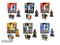 ST281027 - SUPER HEROES- LEGO BUILDING BLOCK W/LIGHTS