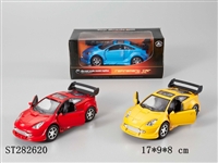 ST282620 - 1：32合金回力丰田模型车可开门，带灯光音乐