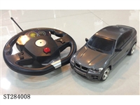 ST284008 - 1:18宝马X6配重力感应5号小方向盘遥控车(包电)