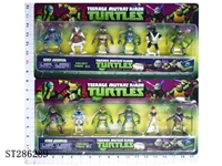 ST286289 - 3 INCH NINJA TURTLE (6PCS/SET)(MIXED 2 KINDS)