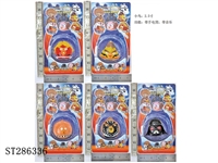 ST286336 - 2.5 INCH ANGRY BIRDS WITH FLASHLIGHT & MUSIC (MIXED 5 KINDS)