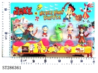 ST286361 - 6*1-4 INCH JACK AND PIRATES WITH BASE