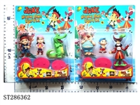 ST286362 - 3*1-4 INCH JACK AND PIRATES WITH BASE (MIXED 2 KINDS)