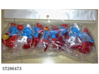 ST286473 - 2.2-2.5 INCH SMURFS WITH BASE (8 SETS/BAG, 1 SET PER SMALL BAG)