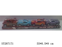 ST287171 - 汽车总动员2回力车 4只庄