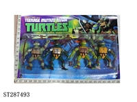 ST287493 - NINJA TURTLE WITH LIGHT (4PCS/SET)