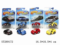 ST289172 - SLIDING MINI DIE CAST CARTOON CAR