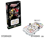 ST289420 - BIG HOCKEY TABLE WITH LIGHT & MUSIC & SCORE INDICATOR (HAND PULL)
