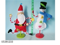 ST291233 - DECORATION CRAFT (SANTA CLAUS/SNOWMAN)