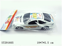 ST291605 - 实色喷窗惯性赛车 蓝白混装