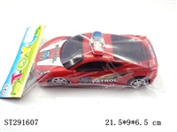 ST291607 - 实色喷窗惯性警车 红蓝混装