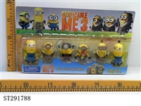 ST291788 - 2.5-3 INCH DESPICABLE ME 3 (6PCS/SET)