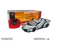 ST293722 - 1：14一键开门兰博基尼-毒药遥控车 多色混装