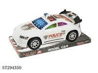 ST294350 - 3D灯光音乐惯性警车（二色混装）