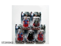 ST295063 - 5.5" BATMAN VS SUPERMAN FIGURE WITH COLORFUL LIGHT (MIXED 5 KINDS)