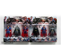 ST295065 - 5.5" BATMAN VS SUPERMAN FIGURE WITH COLORFUL LIGHT (3PCS/CARD, MIXED 2 KINDS)