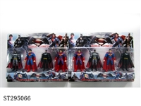 ST295066 - 5.5" BATMAN VS SUPERMAN FIGURE WITH COLORFUL LIGHT (4PCS/CARD, MIXED 4 KINDS)