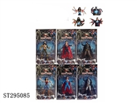 ST295085 - 6" BATMAN VS SUPERMAN FIGURE WITH LIGHT & ACTIVED HAND AND LEG (MIXED 4 KINDS)