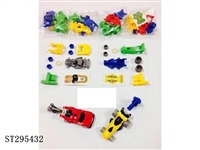 ST295432 - DIY FORWARD RACING CAR (MIXED 2 KINDS, MIXED COLORS)
