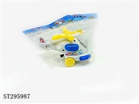 ST295987 - PULL LINE PLANE WITH FLASHING LIGHT（CANDY TOY）