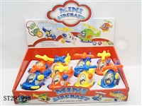 ST295998 - PULL LINE PLANE WITH LIGHT（CANDY TOY）