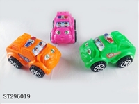ST296019 - 实色拉线汤姆猫警车（带铃可装糖）