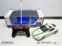 ST296265 - 1:18遥控警车/二色混装