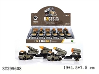 ST299608 - 军事惯性战车（灰色）两款混装/6PCS