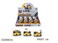 ST299610 - 惯性工程车/两款混装 12PCS