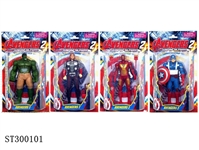 ST300101 - 10" figures with light and sound 4 styles assorted