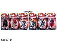 ST300114 - 6" figures with light 6 styles assorted