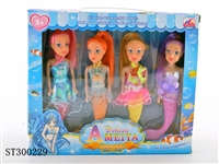 ST300229 - 7 INCH MERMAID TOYS SET (4PCS/SET)