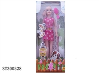 ST300328 - 11" DOLL SET WITH BLOW BODY