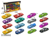 ST300992 - 1: 64滑行合金车十六只装