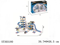 ST303180 - 合金警察停车场套装（2合金车1飞机）