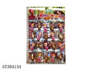 ST304134 - 3" MASHA AND THE BEAR (4 STYLES) (20 PCS/CARD)