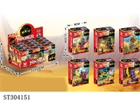 ST304151 - BLOCK 6 STYLES ASSORTED 12IN1