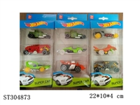 ST304873 - 1:64风火轮滑行合金车/3PCS