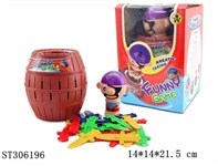 ST306196 - PIRATE BARREL+SWORD24PCS