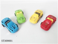 ST309001 - 实色回力赛车（4只装）
