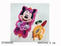 ST309302 - TRANSPARENT PULL TYPE BACKPACK WATER GUN SET