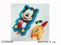 ST309303 - TRANSPARENT PULL TYPE BACKPACK WATER GUN SET