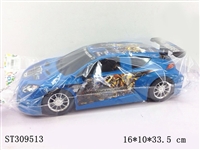 ST309513 - 惯性变形金刚跑车/红蓝2色混装